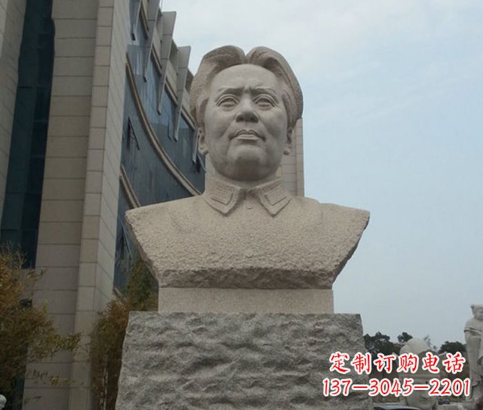 宁波伟人毛泽东胸像石雕