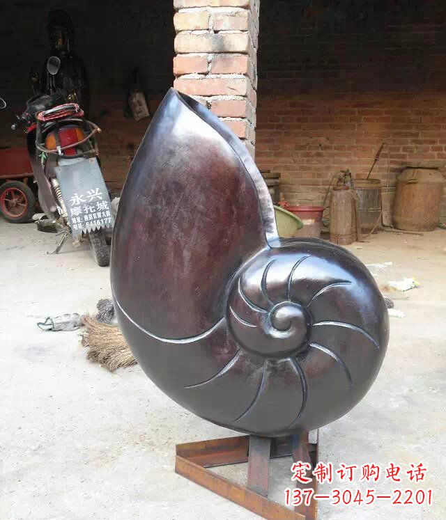 宁波蜗牛公园景观动物铜雕