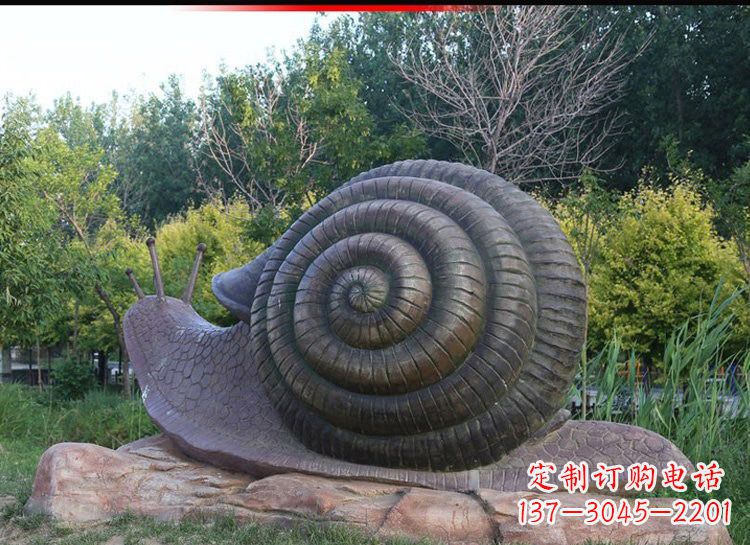 宁波蜗牛铜雕222