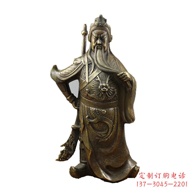 宁波武财神关公风水铜雕