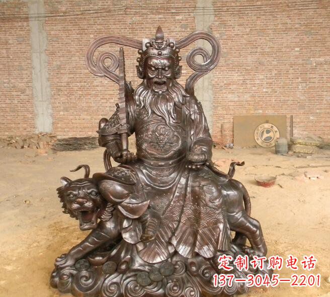 宁波武财神赵公明铜雕