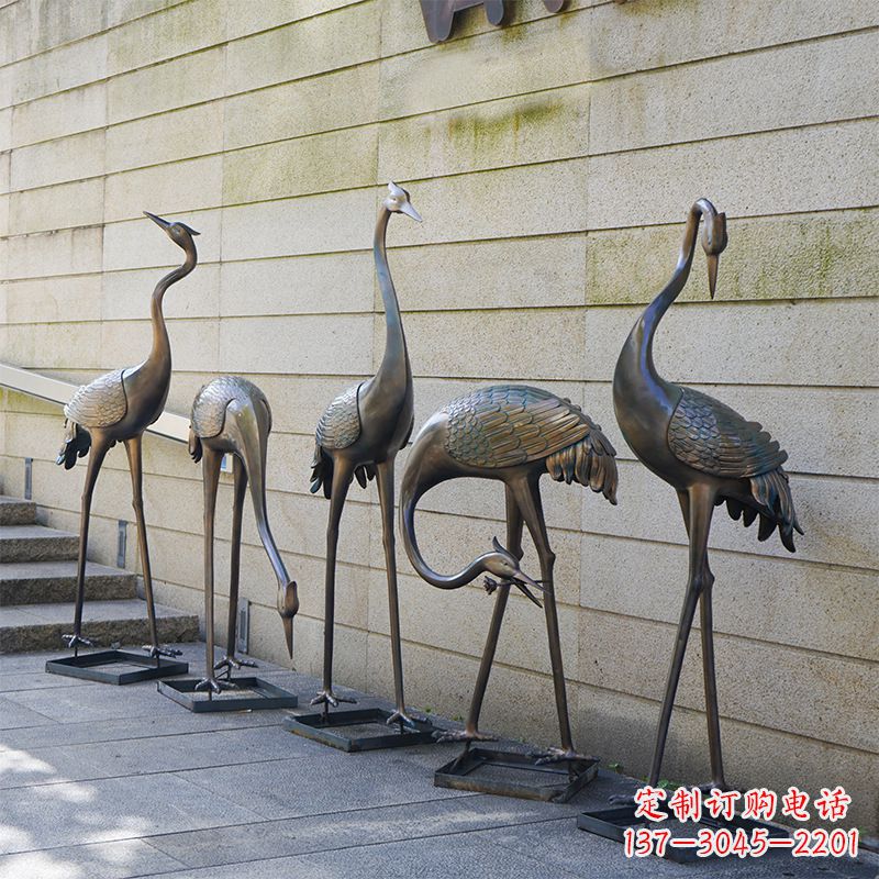 宁波仙鹤不锈钢雕塑