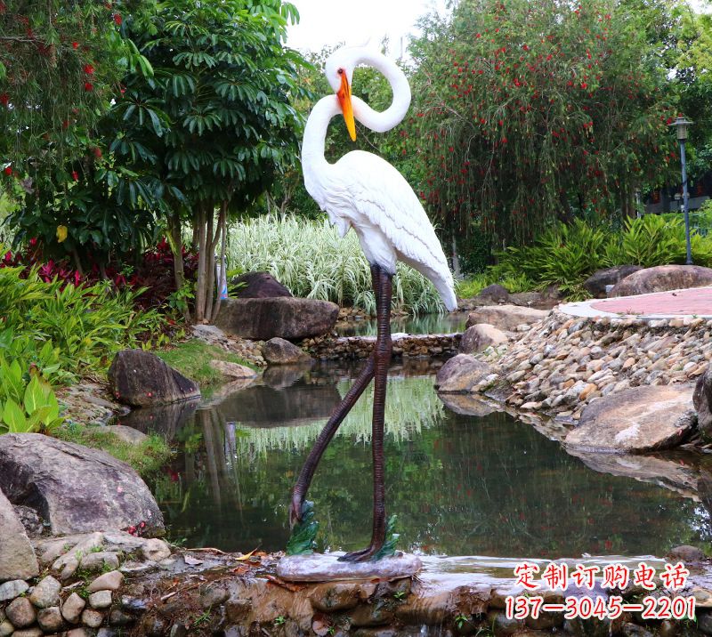 宁波仙鹤雕塑摆件