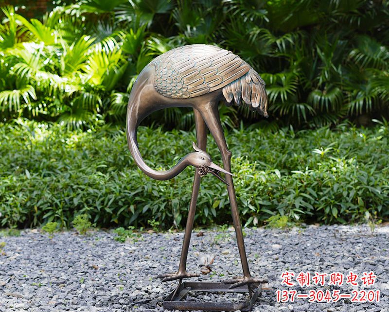 宁波仙鹤雕塑喷泉