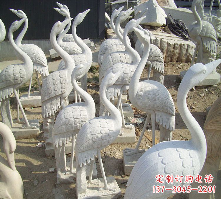 宁波仙鹤石雕石雕