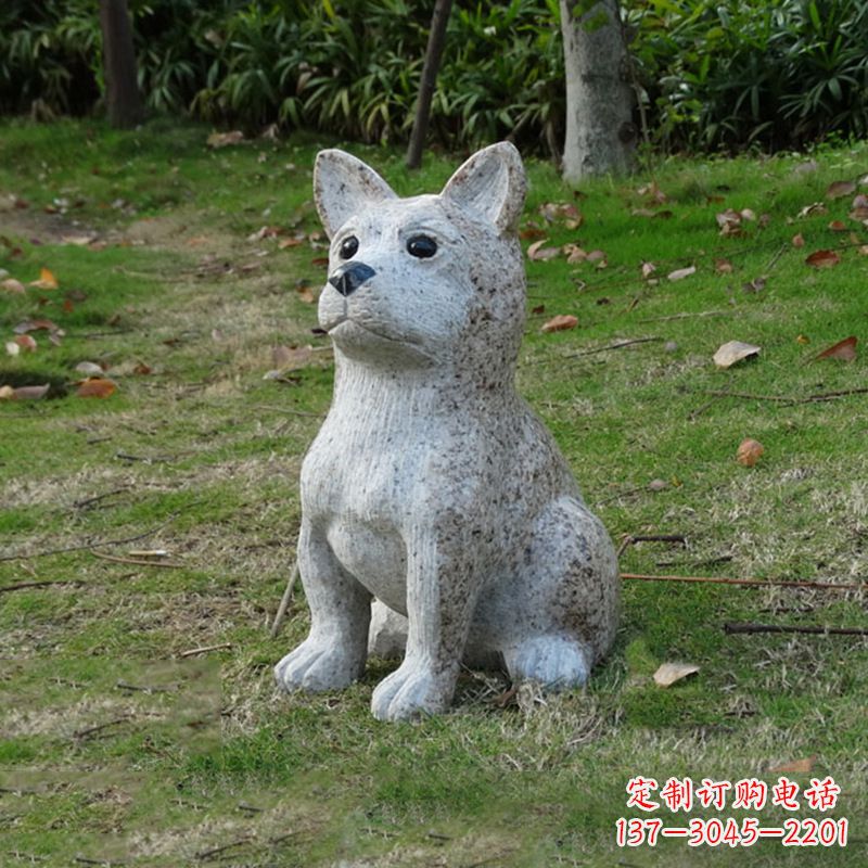 宁波小狗花岗岩石雕