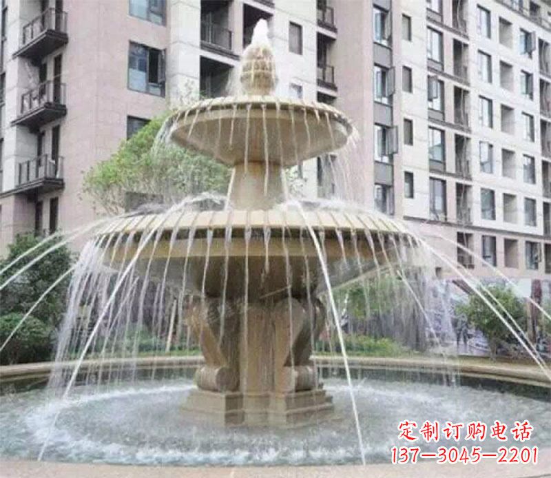 宁波小区大型喷泉景观石雕