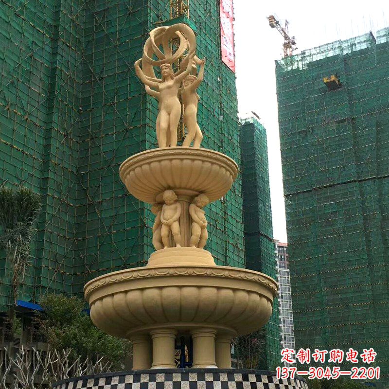 宁波小区大型欧式人物景观喷泉