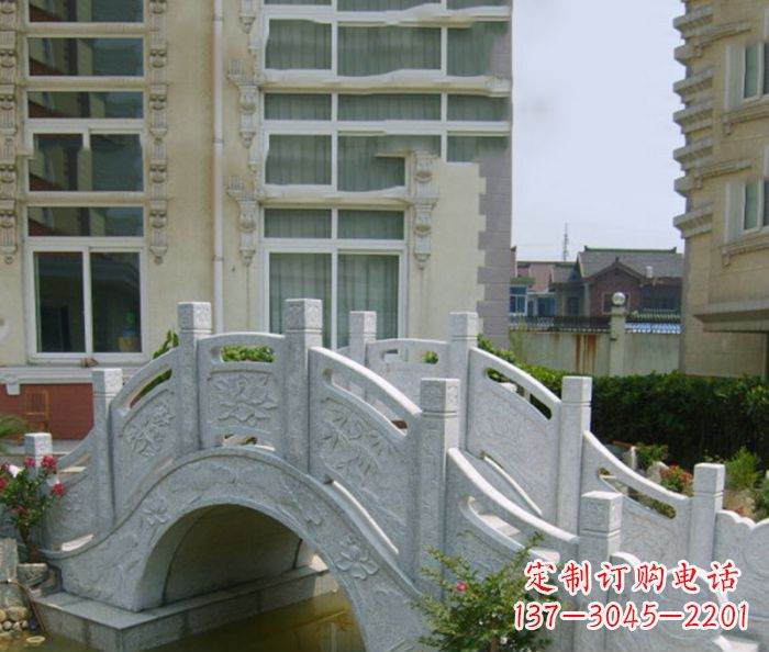 宁波小区景观大理石拱桥 (2)