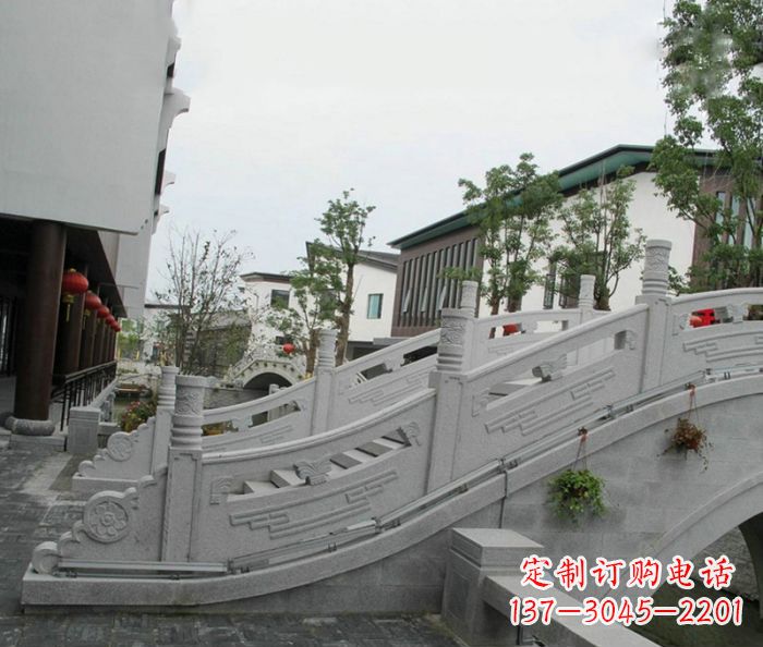 宁波小区景观大理石拱桥