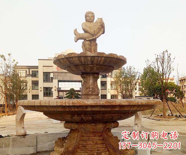 宁波小区景观欧式喷泉石雕