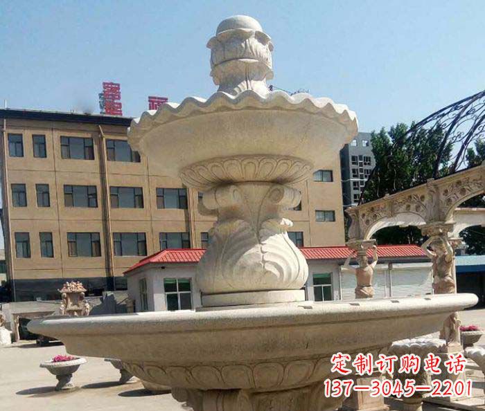 宁波小区景观砂岩大型喷泉石雕