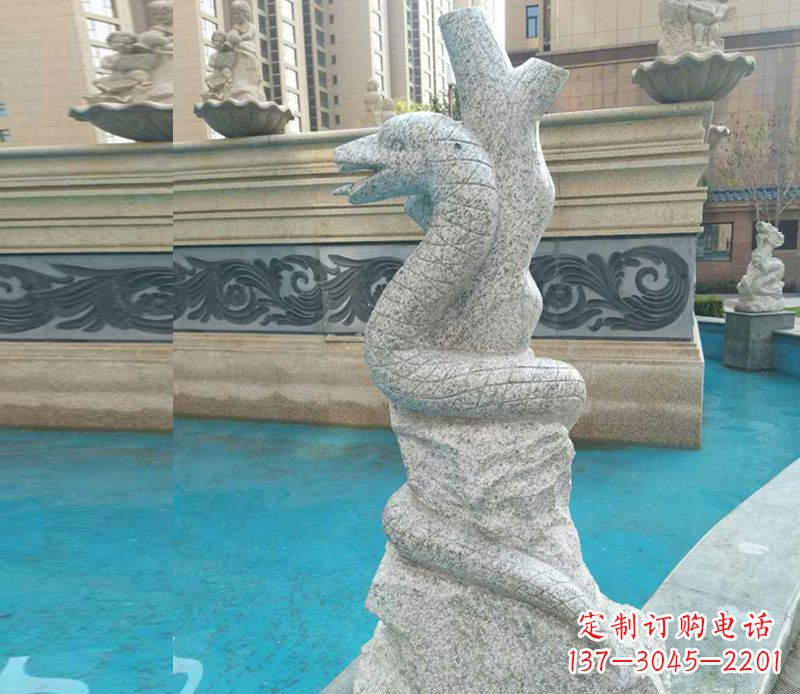 宁波小区十二生肖雕塑动物石雕