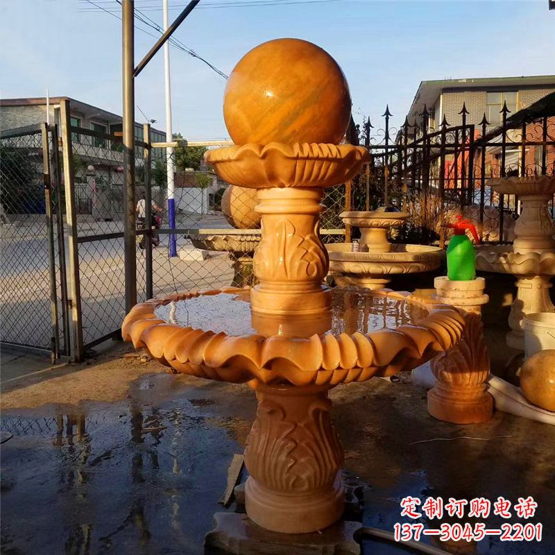 宁波小区石雕喷泉塔