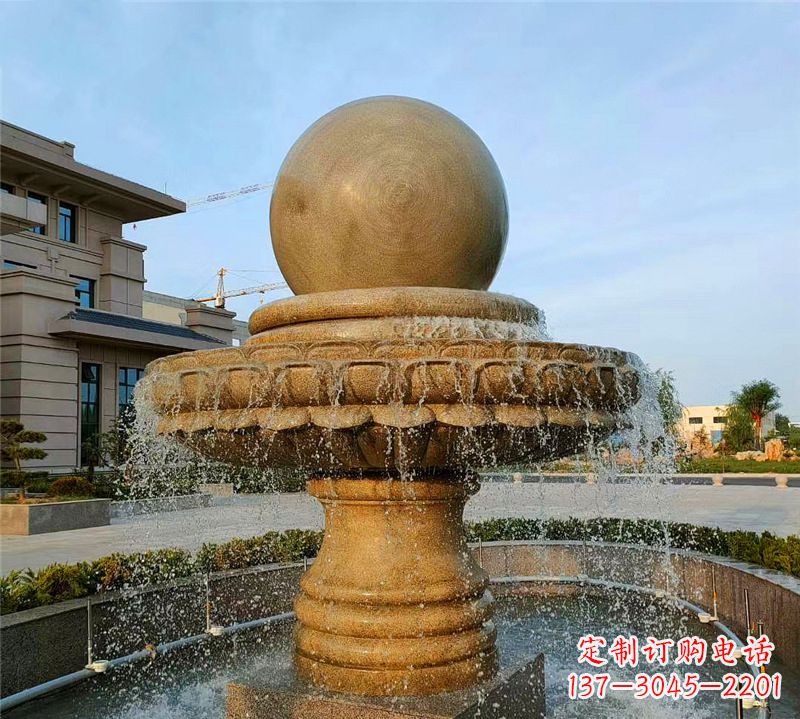 宁波小区石喷泉雕塑