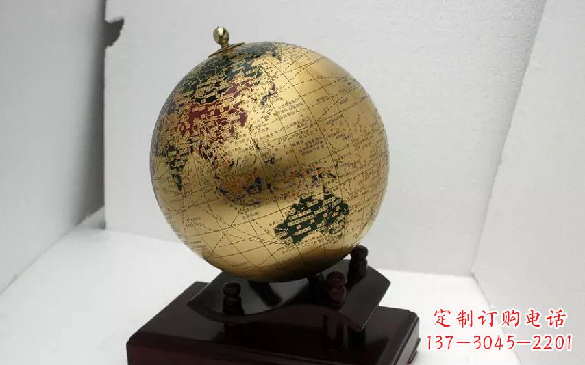宁波校园不锈钢地球仪雕塑 (3)