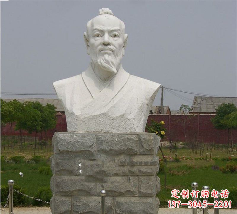 宁波校园大理石张衡雕塑