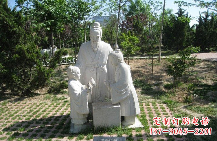 宁波校园孔融让梨石雕