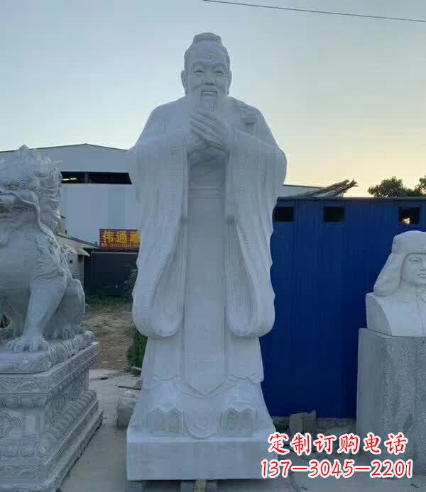 宁波校园孔子雕塑 (2)