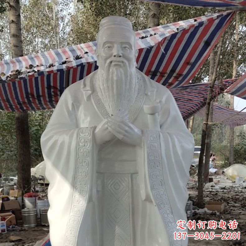 宁波校园孔子雕像