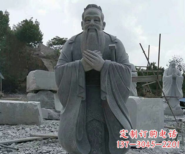 宁波校园孔子人物石雕