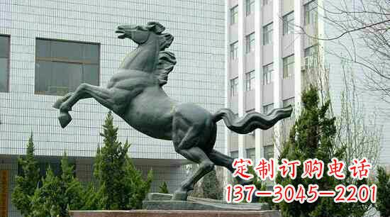 宁波校园龙马精神铜雕