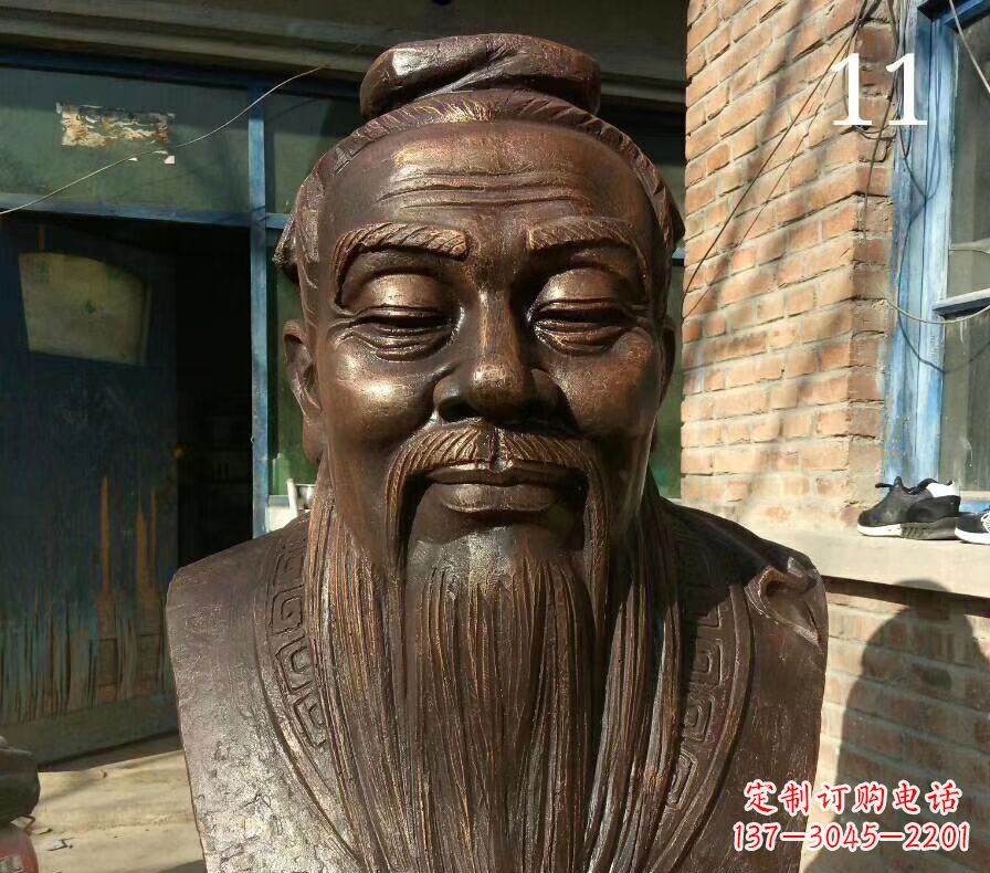 宁波校园名人铜雕 人物雕塑