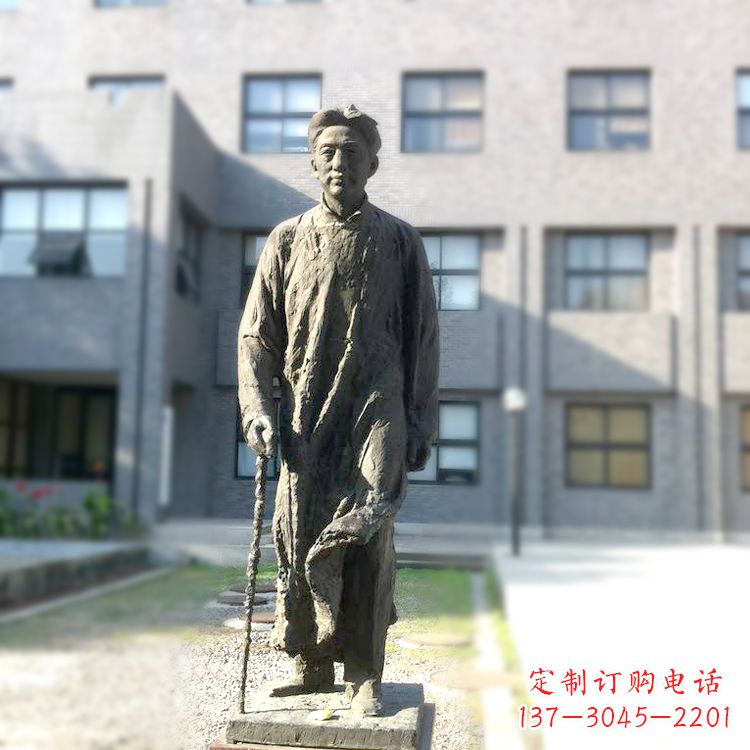 宁波校园名人徐悲鸿雕塑