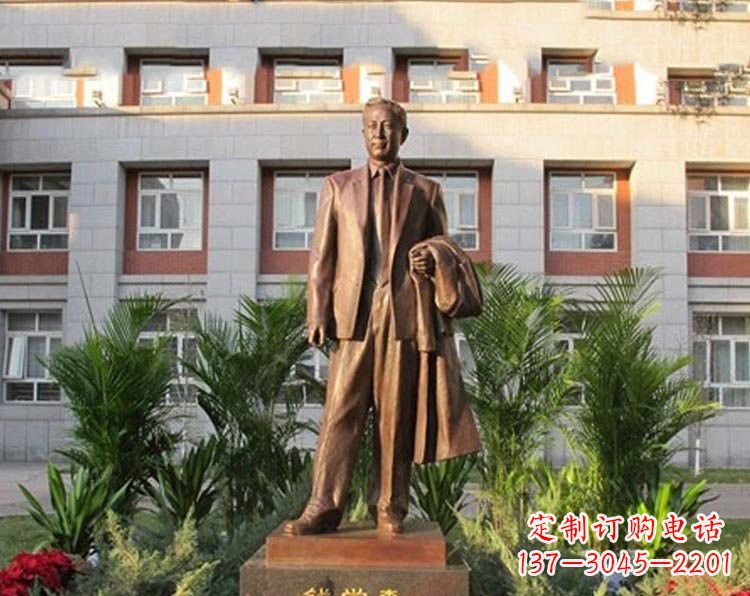 宁波校园钱学森铜雕