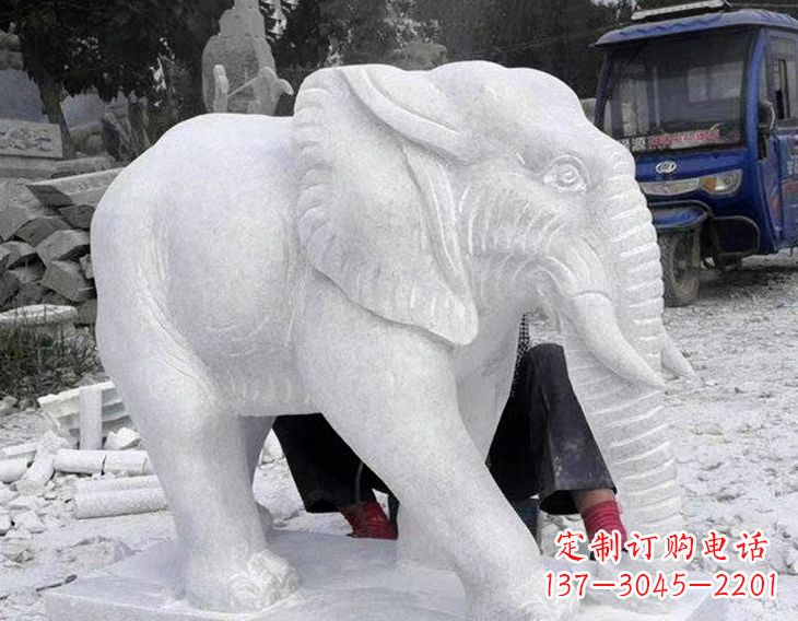 宁波写实大象石雕