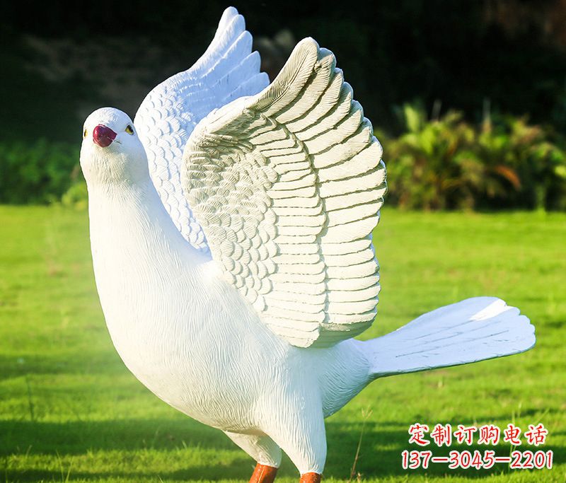 宁波写真雕塑和平鸽