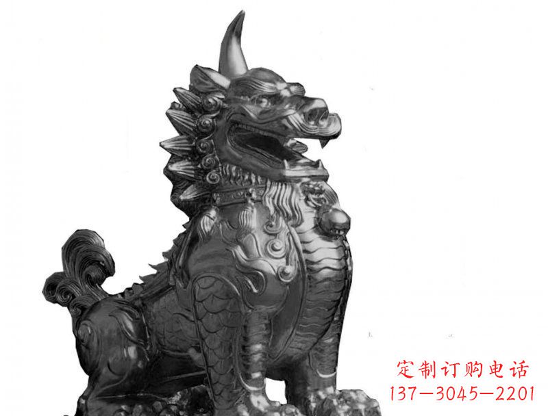 宁波獬豸法院景观铜雕