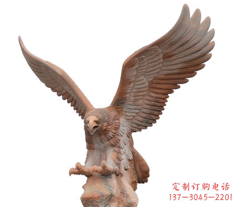 宁波雄鹰展翅石雕