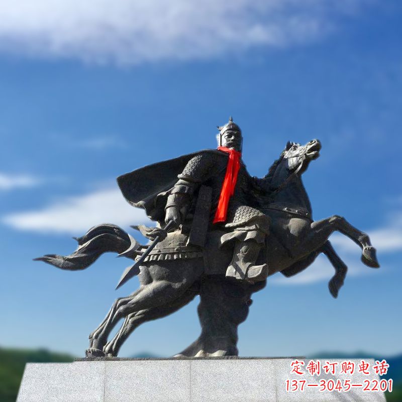 宁波薛仁贵西征雕塑-唐初著名将领中国历史名人雕像