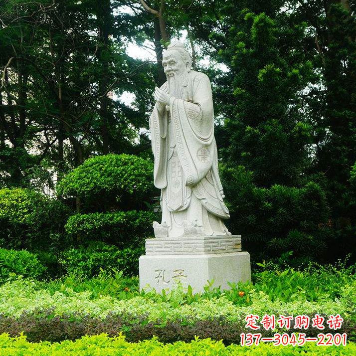 宁波学校名人铜像雕塑 孔子铜像雕塑