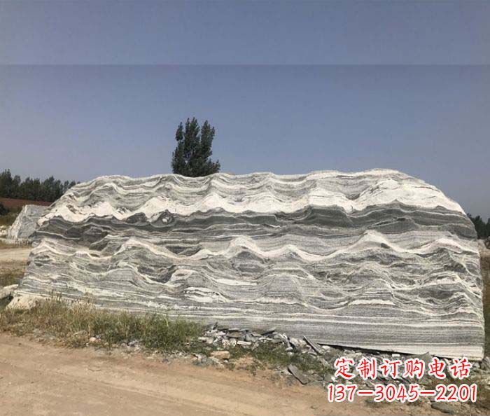 宁波雪浪石假山公园景观石雕