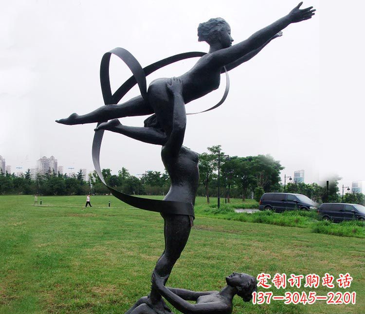 宁波艺术体操运动员雕塑
