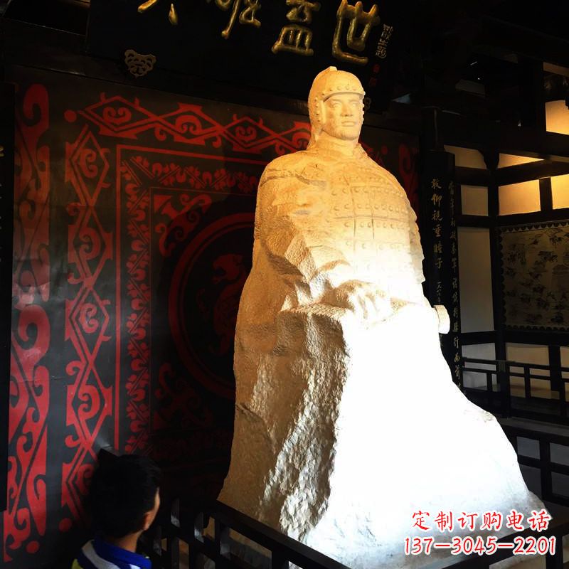 宁波英雄盖世楚霸王石雕像