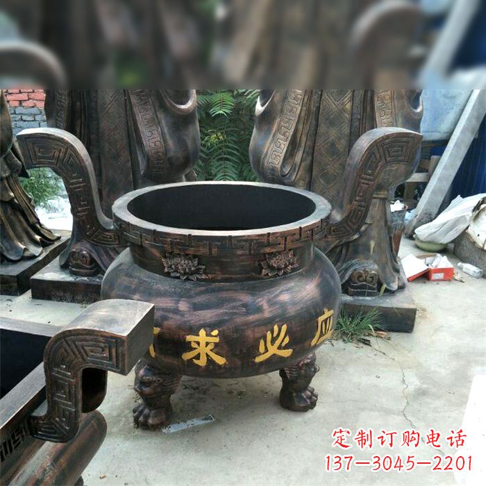 宁波有求必应祈福铜雕香炉