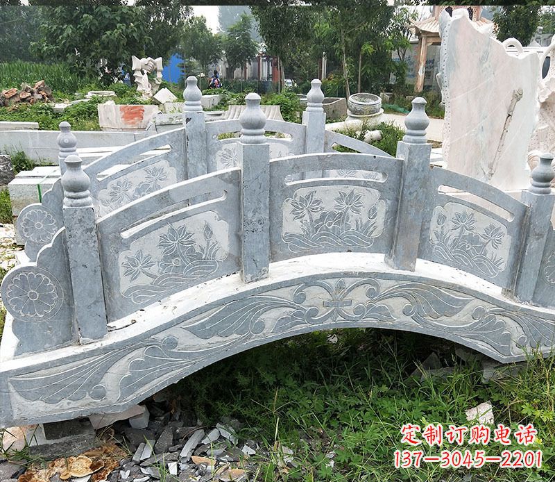 宁波园林仿古石拱桥景观石雕 (3)