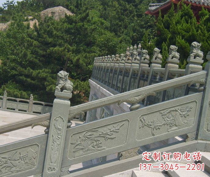 宁波园林仿古石栏板景观石雕 (4)