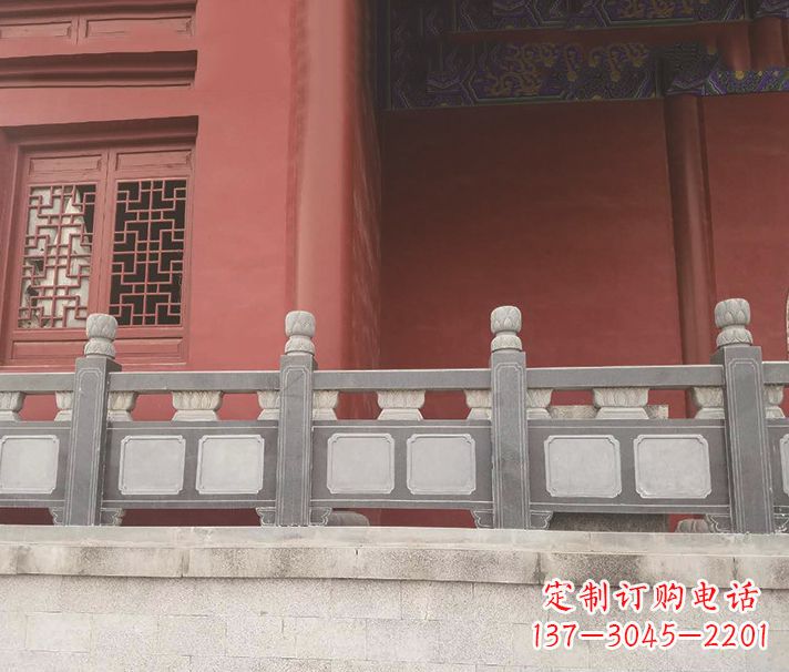 宁波园林仿古石栏板景观石雕 (8)