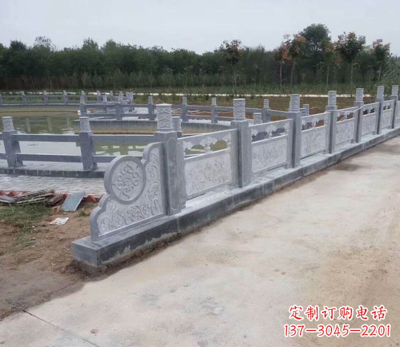 宁波园林仿古石栏板景观石雕 (11)