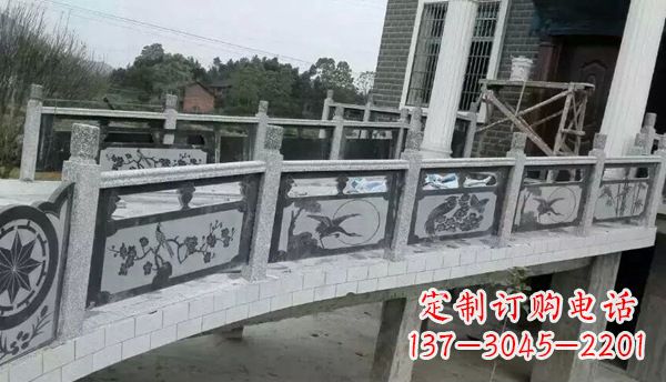 宁波园林仿古石栏板景观石雕 (10)