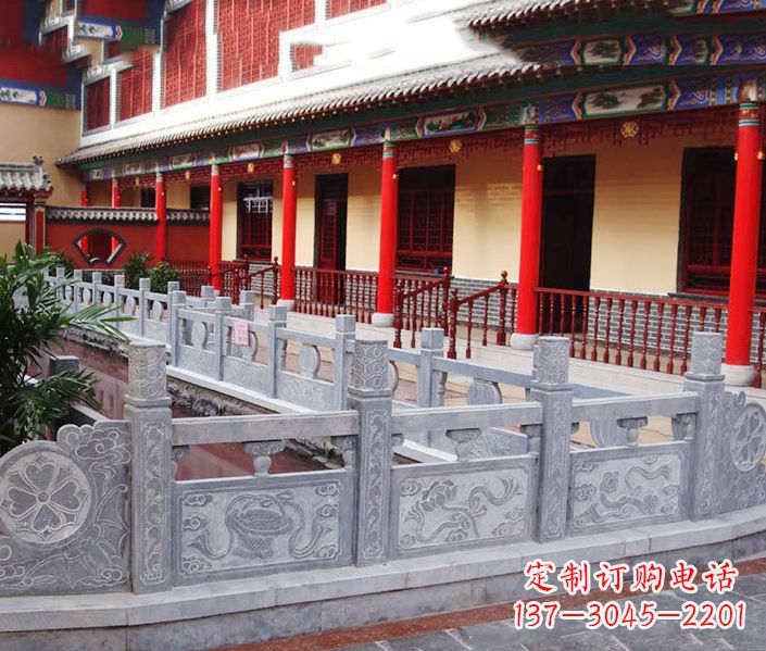 宁波园林仿古石栏板景观石雕 (12)
