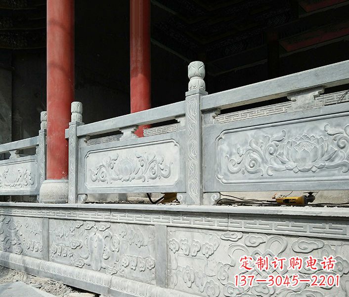 宁波园林仿古石栏板景观石雕_1 (3)