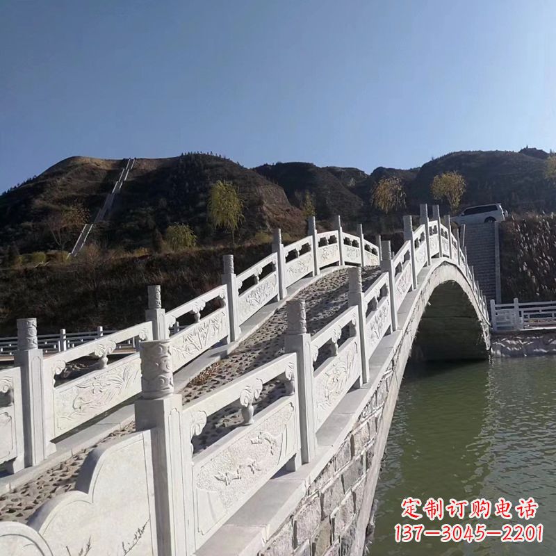 宁波园林景点石雕桥栏板