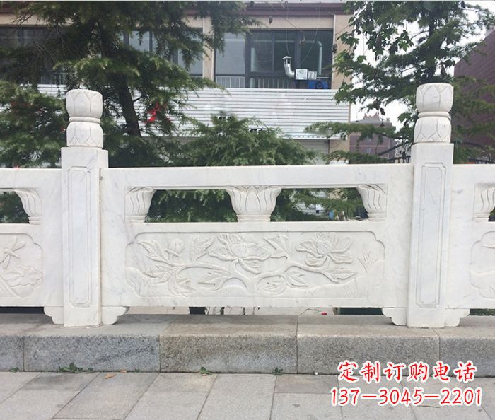 宁波园林景观大理石浮雕栏板 (2)