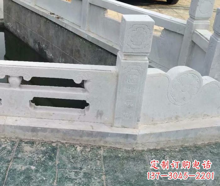 宁波园林景观大理石栏板雕塑 (7)