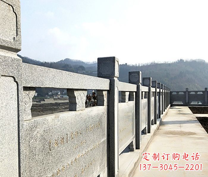 宁波园林景观大理石栏板石雕 (14)